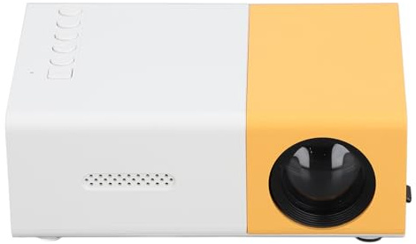 Mini Proyector, Proyector de Películas LED Pico para Exteriores, Soporte Full HD 1080P, Proyector Doméstico Portátil de Pantalla Grande para Teléfono/TV Stick/portátil (Enchufe