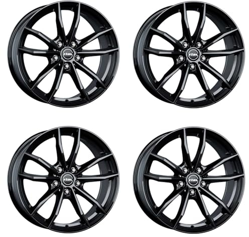 4x Rial Felgen Alufelgen X12 8.0Jx18 ET30 5x112 metal-grey kompatibel mit BMW 3 5 7 M340i M550 X3 X4 Z4