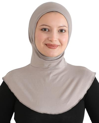 Prien Praktisch Hijab Für Damen, Sport Muslim Kopftuch, Flexible Schal, Chic Muslimische Kleid für Gym, Kopftücher Viskose Tuch