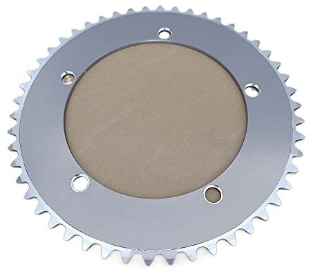 LKfjnhePF Kettenblatt Fixed Gear 144BCD Kettenblatt Silber Bahnrad Kettenblatt Fahrrad Kettenblatt Single Speed ​​50T 52T 53T(50T)