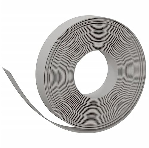 Bordure de jardin grise 10 m × 10 cm | Barrière en polyéthylène pour parterres et chemins | Résistant aux intempéries et facile d'entretien | Montage facile | Idéal pour les amateurs de jardin