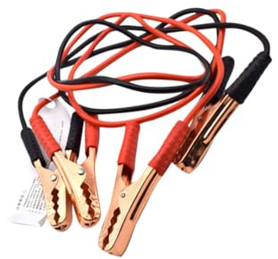 Cabilock Câble d'Urgence 500 A Câble d'Urgence pour Voiture 2,2 M Jumper Cuivre et Plastique Connexion de Secours pour Démarrage Batterie
