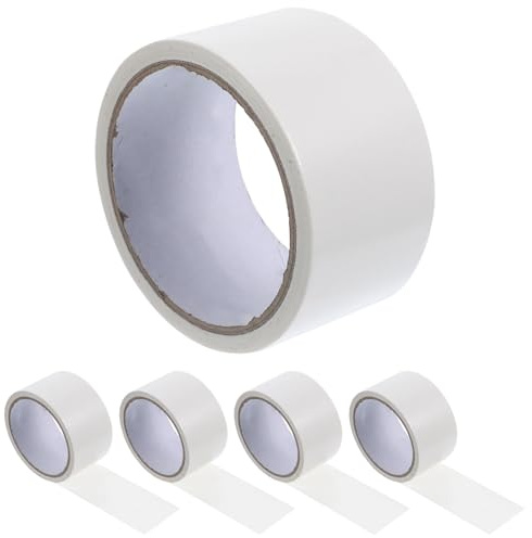 DOITOOL 5 Rollos Cinta Aislante para Juntas de Puertas y Ventanas 5 CM X 10 M Cinta Selladora Resistente al Viento y Agua Textil para Burletes y Aislamiento Térmico Invierno