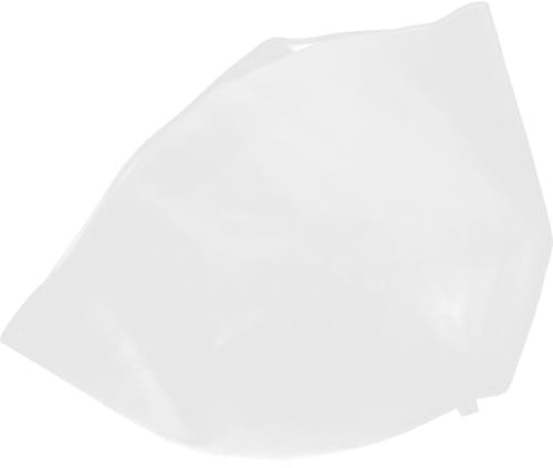 HOMSFOU Cuffia per Meches in Silicone per Tintura Chioma Filo Regolabile, Comfort Elevato, per Uso a Casa e Saloni, Colore Bianco Stili multipli