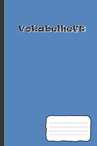 Vokabelheft: DIN A5 | 120 Seiten | Liniert | Vokabelheft Zweispaltig | Hochglanzcover