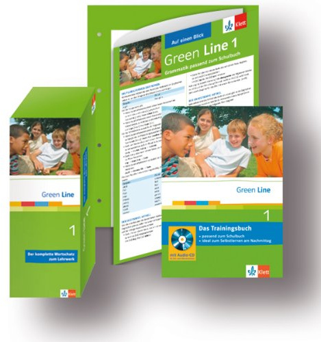 Green Line 1 - Lern-Set: Im Set: Trainingsbuch/Vokabel-Lernbox/Auf einen Blick Grammatik - 1. Lernjahr: Paket (enth. Trainingsbuch, Vokabel-Lernbox, Auf einen Blick Grammatik)