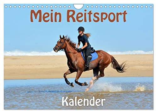 Mein Reitsport Kalender (Wandkalender 2026 DIN A4 quer), CALVENDO Monatskalender: Reitsportfotografie der Extraklasse mit Fläche zum Eintragen der eigenen Reitsporttermine. (CALVENDO Sport)