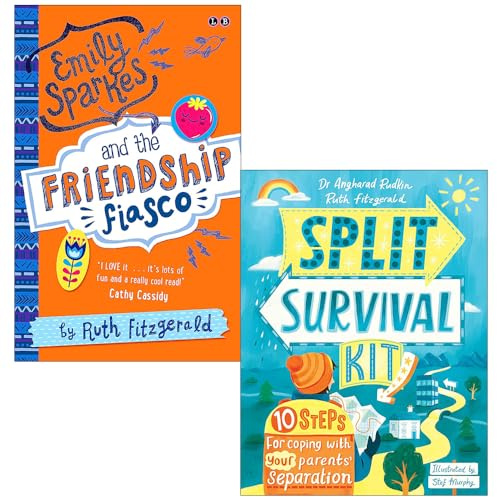 Emily Sparkes and the Friendship Fiasco & Split Survival Kit By Ruth Fitzgerald, Dr Angharad Rudkin 2 Books Collection Set