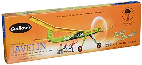 Guillow's Javelin Rubber Powered Endurance Flyer Model Kit