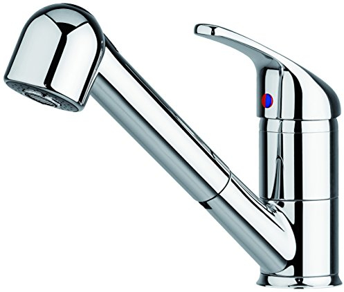 Pyramis FESTIVO ND Küchen-Armatur mit Schlauchbrause, Chrom. Für Heißwasser-Boiler, Niederdruck, 095201004