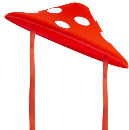 W WIDMANN MILANO Party Fashion - Sombrero seta, para adultos, sombrero para disfraces de seta, jardinero