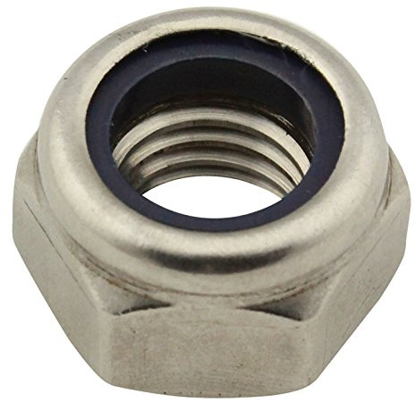 SC-Normteile | 25 Stück Sicherungsmuttern (Standard) | Stoppmuttern | M6 | DIN985 | rostfreier Edelstahl A2 (V2A) / NIRO | SC985