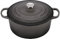Le Creuset Evolution Cocotte con Tapa, Redonda, Todas Las Fuentes de Calor Incl. inducción, 6,7 l, Hierro Fundido, Gris(Flint)