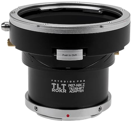 Fotodiox Pro TLT ROKR Tilt/Shift Lens Adapter Compatible with Pentax 6x7 (P67, PK67) Mount SLR Lenses on Nikon Z-Mount Cameras