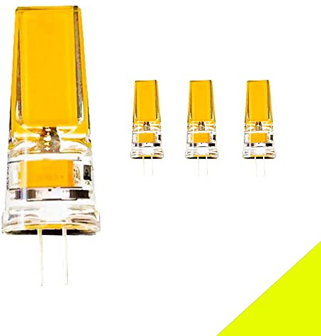 G4 LED Lampen 5W Nicht Dimmbar, AC 220V Warmweiß 2700-3000K 500LM, Ersatz für Halogenlampen, Stiftsockellampe 360° Leuchtmittel für Pendelleuchte, 4er Pack