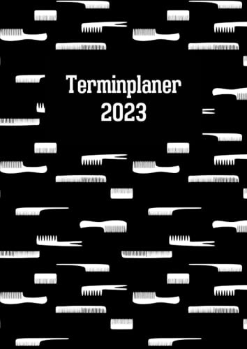 Terminplaner 2023: Friseur kalender 2022 für den salon 1 woche 2 seiten 15 minuten takt | Tagesplaner Januar bis Dezember 2023 | Terminkalender mit Uhrzeiten 7 bis 21h Tag.