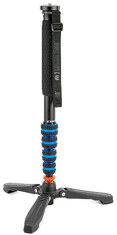 3 Legged Thing Punks Taylor 2.0 Magnesium Alloy Monopod Kit - Travel-Friendly Camera Monopod for Photographers & Videographers (TAYLORKITBLUE2.0)