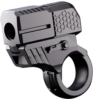 HNSYPX Legierung Anti Stress Spielzeug Multifunktionell, Kreativ Fidget Soft Bullet Guns Toy +20 Weiche Kugel Mini EDC Modisch, Antistress Spielzeug Dekompression (A)