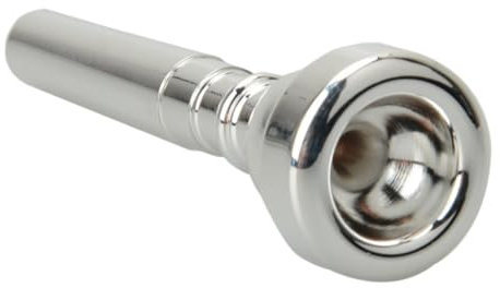 TOYANDONA Kupfer Trompetenmundstück Versilbert Präzise Passend Für Bach King Trompete Hochregister Musikinstrument Zubehör Silberfarben