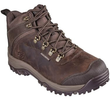 Skechers Relment Lennox ankelstövel för män, Kakao, 41 EU