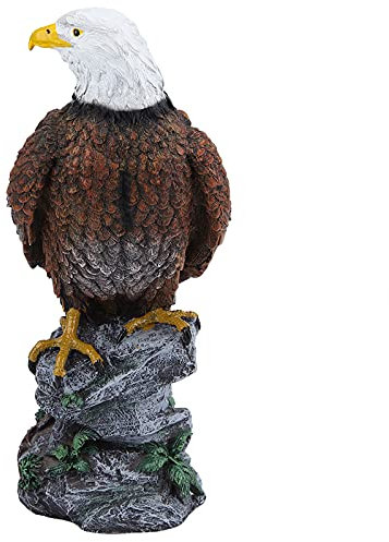 lyrlody Sculpture D'oiseau Attrape-Vent en Résine pour Jardin avec Un Design Réaliste, Sculpture D'oiseau en Résine, Décoration de Pelouse