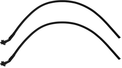 Sarini 2 st Bågskytte Peep Sight - 3/16 tum (4,8 mm) kompositremskiva gummirör för jakt, skytte, måltillbehör, hållbart bågskytteredskap