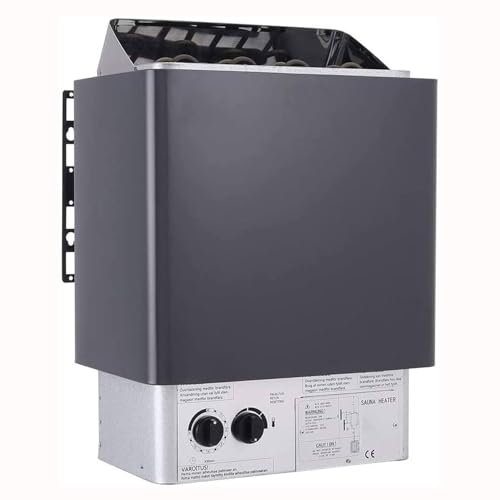 Calentador de sauna eléctrico, estufa de sauna, horno de sauna de vapor seco, con control interno integrado, estufa de calefacción de sauna de 3-9KW, baño de vapor seco,8KW