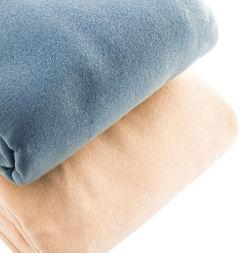 Primal Internet GmbH Decke zum Anziehen Erwachsene XXL, Männer, Herren, Frauen, Damen | Ärmeldecke in Beige oder Blau | Winter Decke mit Ärmeln