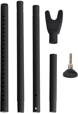 Barre de sécurité pour porte coulissante en verre | Antivol robuste | Tige en fer réglable | Indispensable pour appartement | Serrure amovible pour terrasse, maison, chambre d'hôtel, fenêtre