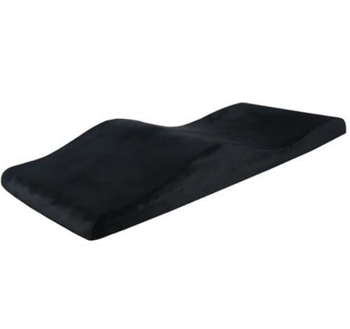 Ergonomische gebogene Wimpernbettauflage aus Samt, Memory-Schaum-Matratze für Schönheitssalon, bequeme Wimpernverlängerung, Tischkissen, hochwertiges gebogenes Design für Wimpernkünstler