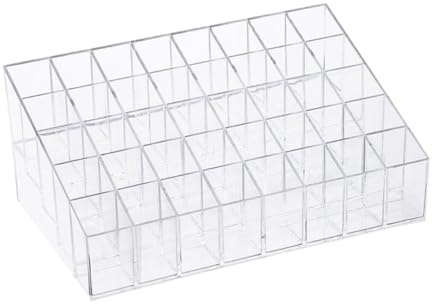 iplusmile Support Transparent pour Rouges à Lèvres et Vernis à Ongles Emplacements Pratique et Organisé pour Maquillage Cosmétique