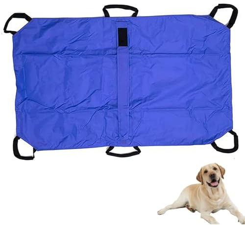 Barella Per Il Trasporto Di Cani, Trasportino Di Emergenza Per Animali Con Cinghia Di Sicurezza, Telo Scorrevole Per Aiuti, Con Cinghia Di Sicurezza Per Tenere Al Sicuro Il Tuo Animale Domestico
