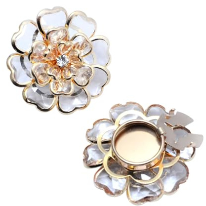 Blomknoppsskydd för kvinnor | Elegant DIY vintage metallklädsel, anpassningstillbehör för blusknappar, för mormor, fru, mamma, dotter, vän