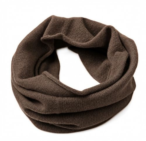 Prettystern Damen Herren Kaschmir Loop Schal warm Cashmere leicht Schlauchschal Strick-schal Halstuch