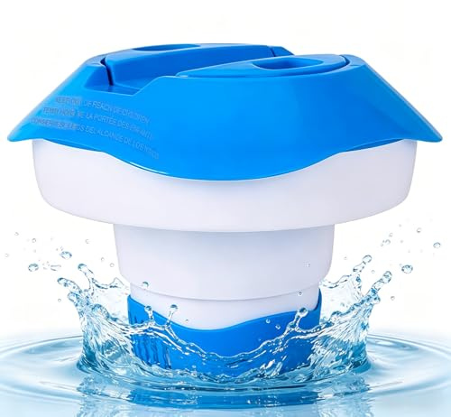 Distributeur de Chlore Flottant, Diffuseur Chlore Piscine, Diffuseur Flottant, Diffuseur Chlore Piscine, Distributeur de Chlore, pour Piscine/Spa/Aquariums