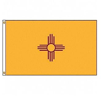 Annin Flagmakers Nuevo México Bandera de Estado, 5 by 8'