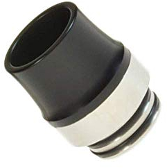 Armerah Anti Spit Back 810 Drip Tip eCig Mouthpiece Short/Wide POM/Steel Single