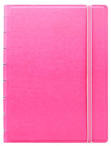 Filofax Nachfüllbares Notizbuch, A5-Größe, Classic Pastels Collection, gepunktetes Papier, 21 x 14,6 cm, Rose (B115080U)