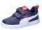 PUMA Unisex Kids COURTFLEX V3 V INF Sneaker, PUMA Navy-PUMA White-PUMA Red, 26 EU