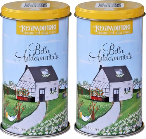 Regina di Fiori - Bella Addormentata. Tisane ad Alta Voce. 2 Lattine con 12 Filtri da 3gr