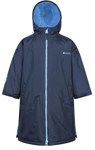 Mountain Warehouse Tidal Peignoir imperméable pour enfants – Vêtement de plage isotherme et coupe-vent avec doublure en polaire, pour garçons et filles – Idéal pour la plage, la natation et la