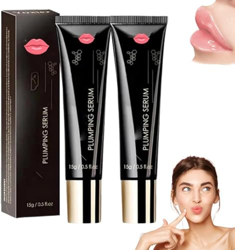 Plumpify Aufpolsterndes Serumöl, Feuchtigkeitsspendendes Öl, Lippengloss für sofortiges Volumen, Lippenpflegeserum, Reduziert feines Hautgefühl