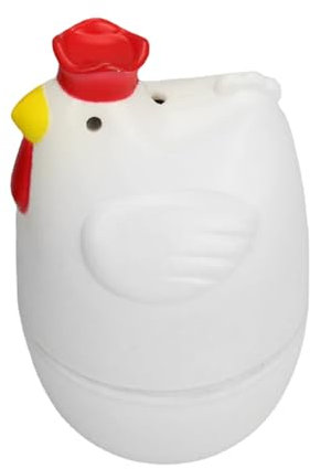Machine à œufs pochés – Pocheuse à œuf unique | Cuiseur vapeur anti-adhésif en forme de poulet rapide pour petit-déjeuner, omelette, bacon, pommes de terre, friteuse de cuisine
