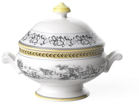 Villeroy und Boch Audun Ferme Schüssel mit Deckel, Premium Porzellan
