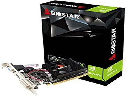 Biostar Nvidia Grafikkarte, kompatibel mit GeForce G210, 1 GB DDR3