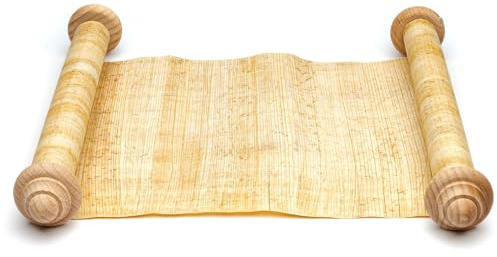Forum Traiani Schriftrolle 90x30cm: Handgefertigte Papyrusrolle zum Beschreiben, Blanko Pergamentpapier Rolle, Ideal für Geschichtsunterricht und Sammler. Hochzeit-Rolle für Hochzeitseinladungen