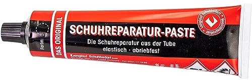 Langlauf Schuhbedarf Reparaturpaste Schuhe und Schuhsohlen I Schuhreparatur Set I Schuhreparaturpaste, Absatz Reparatur Set, Schuhsohle Reparaturpaste (schwarzbraun)