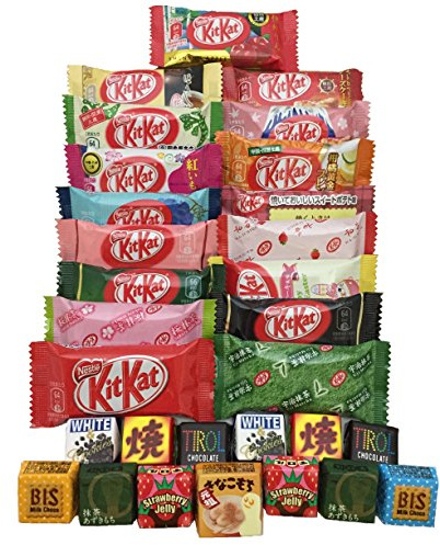 Japanese Kit Kat & Tirol 30 pc selection DIFFERENT FLAVORS assortment
