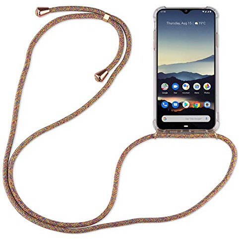 betterfon Hülle Kompatibel mit Nokia 6.2/7.2 | Handykette Smartphone Halskette Hülle mit Band | Handyhülle mit Kordel zum Umhängen Kompatibel für 6.2/7.2 | Rainbow