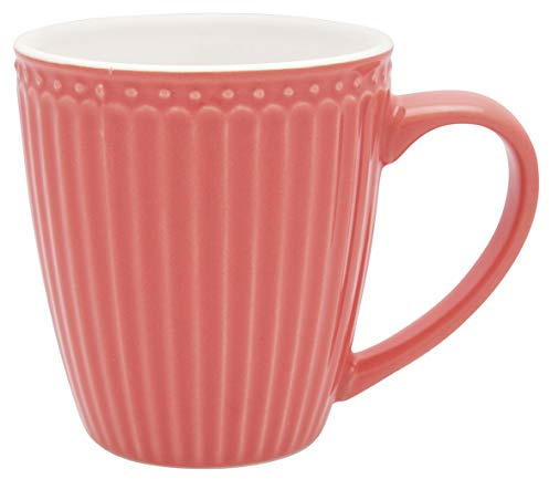 GreenGate - Becher, Kaffeebecher, Mug - Alice - Porzellan - Coral - 250 ml